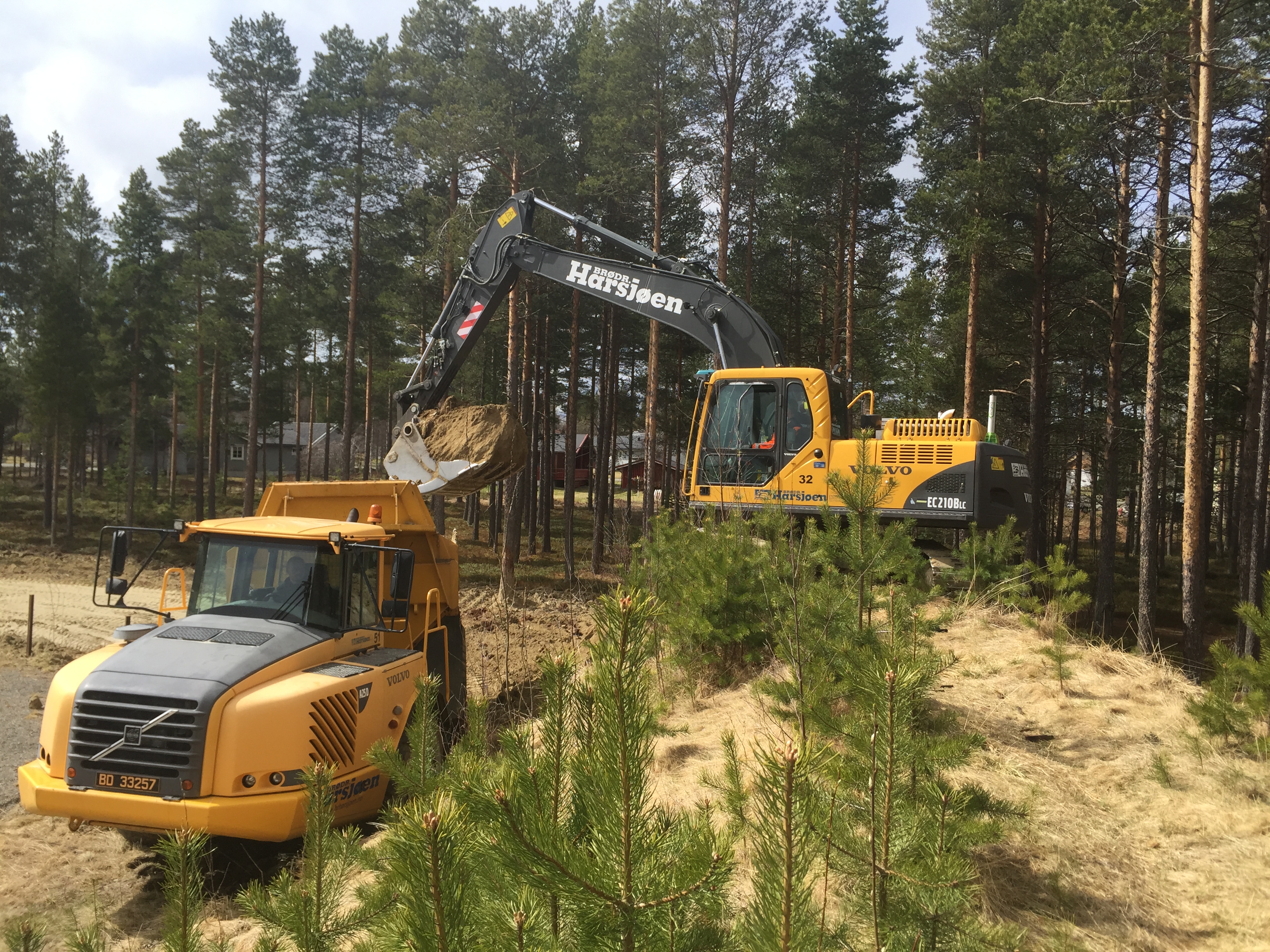 Volvo EC 360C med GPS